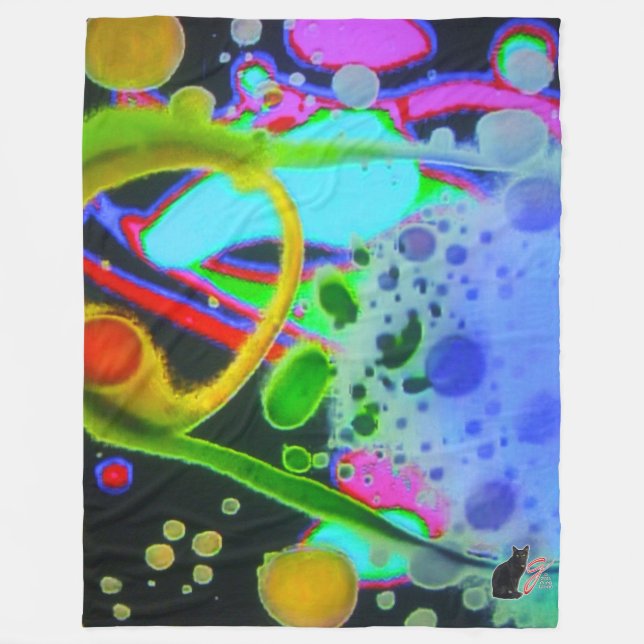 Fluid Repose Fleece Blanket (Front)