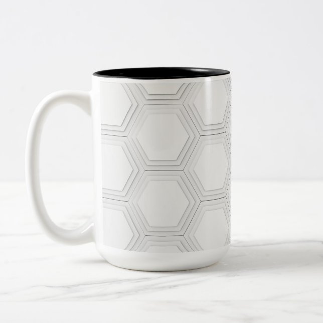 Fluid Symmetry: Exploring Abstract Designs in Cup  (Left)