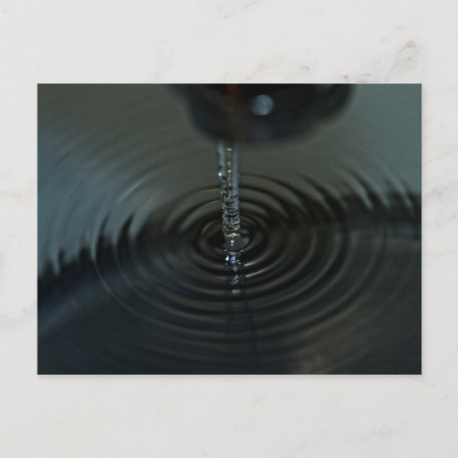 Fluidite de l'eau postcard (Front)