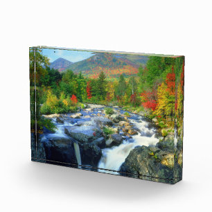 Flume Falls Adirondack Mountains Photo Block