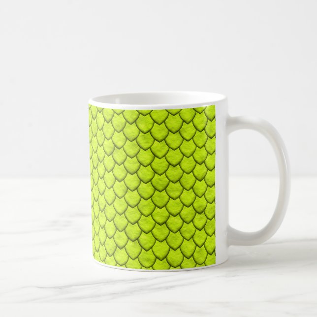 Fluo Green Snake Mug (Right)