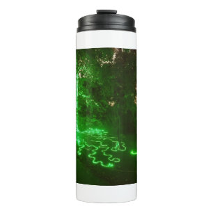 Fluorecent Tree 11 Thermal Tumbler
