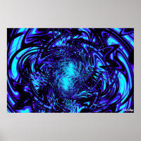 Fluorescence Canvas/Poster Print
