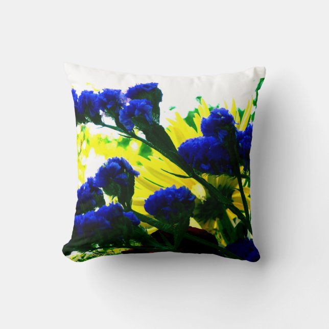 Fluorescence Throw Pillow (Front)