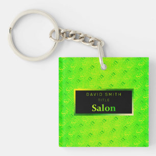 Fluorescent 2in1 Neon Elegant Business Card & Keychain