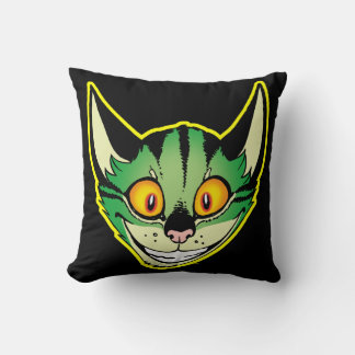 Fluorescent Cartoon Cat Pillow