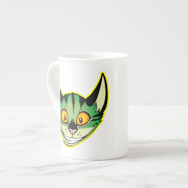Fluorescent chatte d'os de chatte de Chine Mug (Devant gauche)