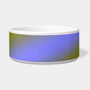 Fluorescent Clouds Dog Bowl