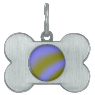 Fluorescent Clouds Pet Tag