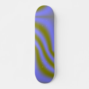 Fluorescent Clouds Skateboard