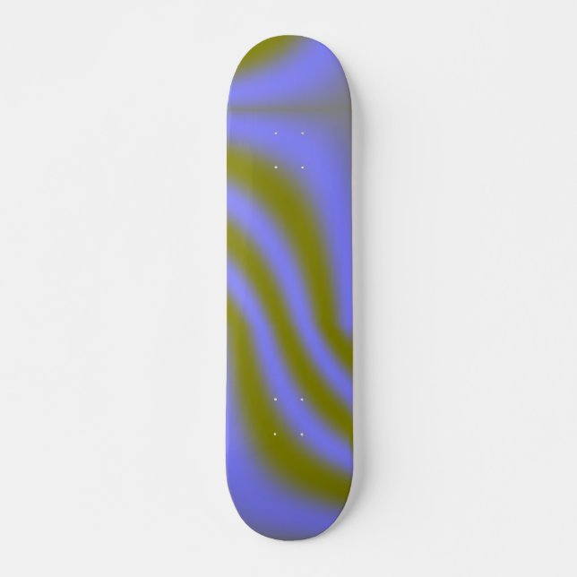 Fluorescent Clouds Skateboard (Front)