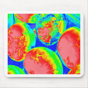 fluorescent eggs 1 mouse pad