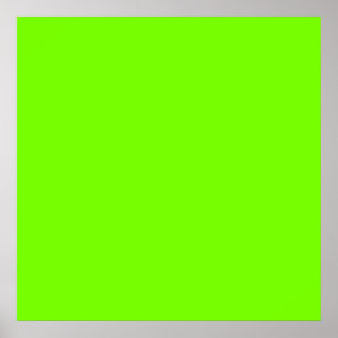 fluorescent green  background poster