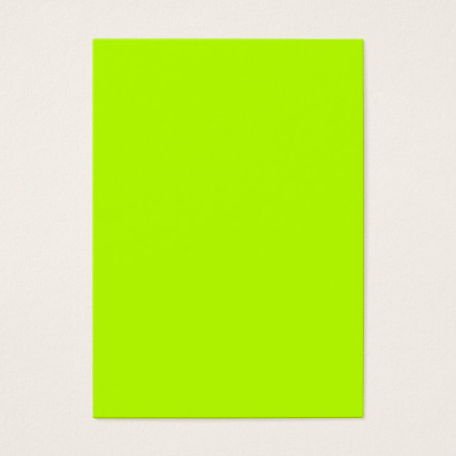 Fluorescent Lime Green Neon Yellow Personalized (Front)