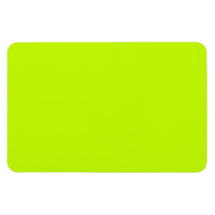 Fluorescent Lime Green Neon Yellow Personalized Magnet