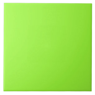Fluorescent Lime Neon Green tile