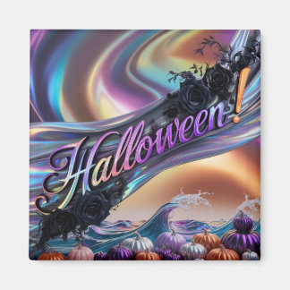 Fluorescent Love in a Pumpkin Glow Magnet