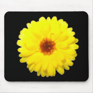 Fluorescent Marigold Mousepad