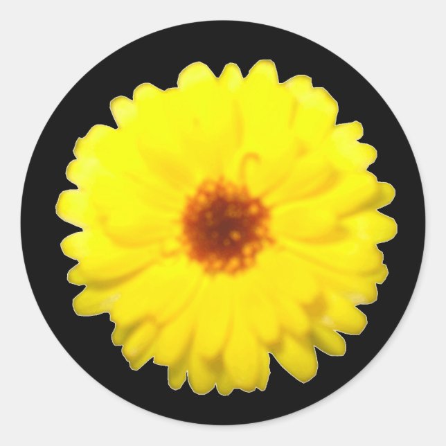 Fluorescent Marigold Sticker (Front)