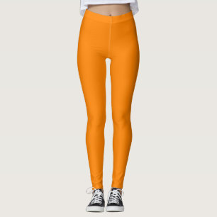 Fluorescent Orange Leggings – simple & unique
