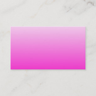 Fluorescent Pink Gradient Business Card