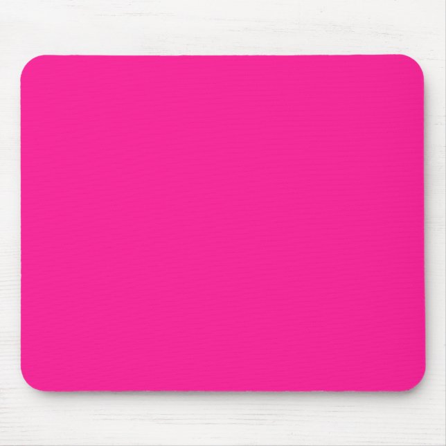 Fluorescent Pink Mouse Pad (Front)
