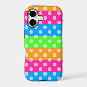 Fluorescent Rainbow with Polka Dots