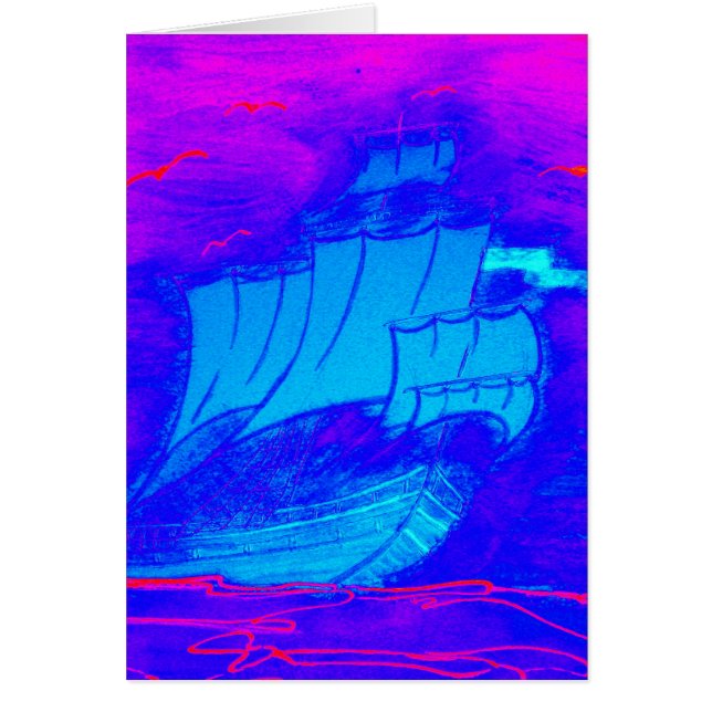 fluorescent sailboat 1 (Front)