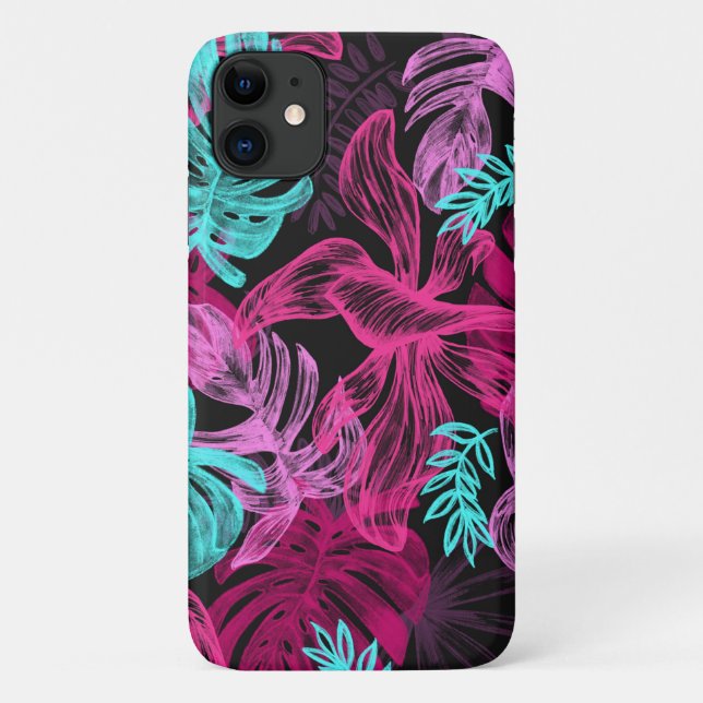 Fluorescent spectrum of colours and leaves  Case-Mate iPhone case (Back)