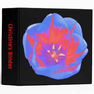 Fluorescent Tulip Custom Binder