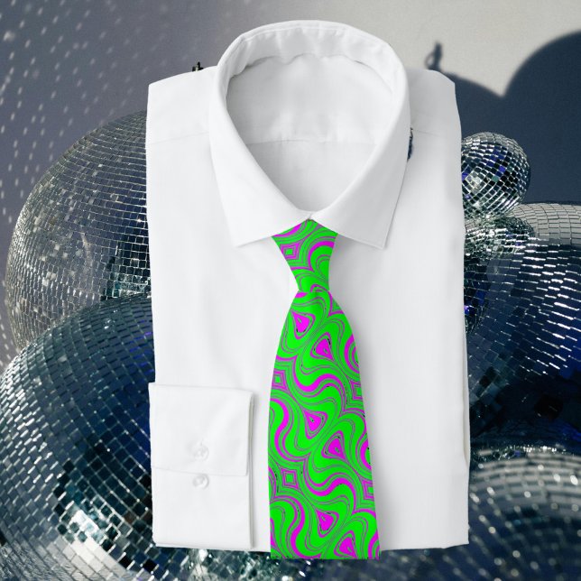 fluorescent waves tie (Creator Uploaded)