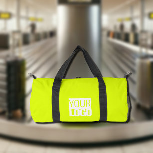  Fluorescent  yellow - add your  logo  Duffle Bag
