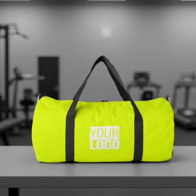 fluorescent  yellow  colour- add  logo  duffle bag (Creator Uploaded)