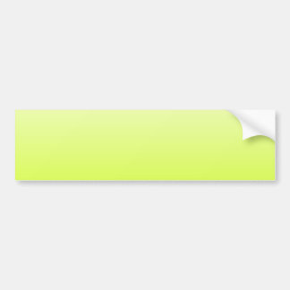 Fluorescent Yellow Gradient Bumper Sticker