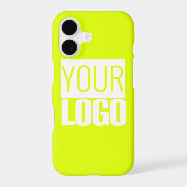 fluorescent yellow solid colour -add your bold log (Back)