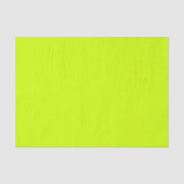 Fluorescent Yellow Tissue Paper (Front)