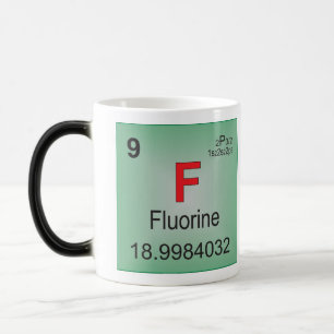 Fluorine Individual Element of the Periodic Table Magic Mug