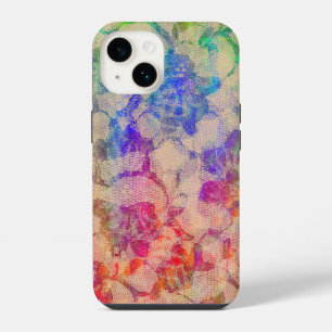 Fluoro Lace Roses iPhone 14 Case