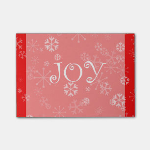 Flurries of Winter Joy Post-it Notes