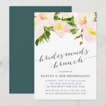 Flush de printemps | Bridesmaids Brunch Invitation