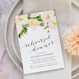 Flush de printemps Invitation au dîner de répéti