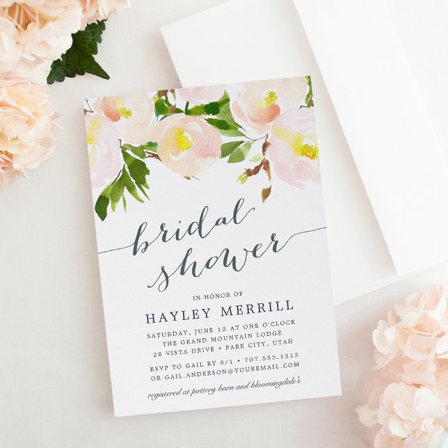 Flush de printemps | Invitation de douche nuptiale (Créateur téléchargé)