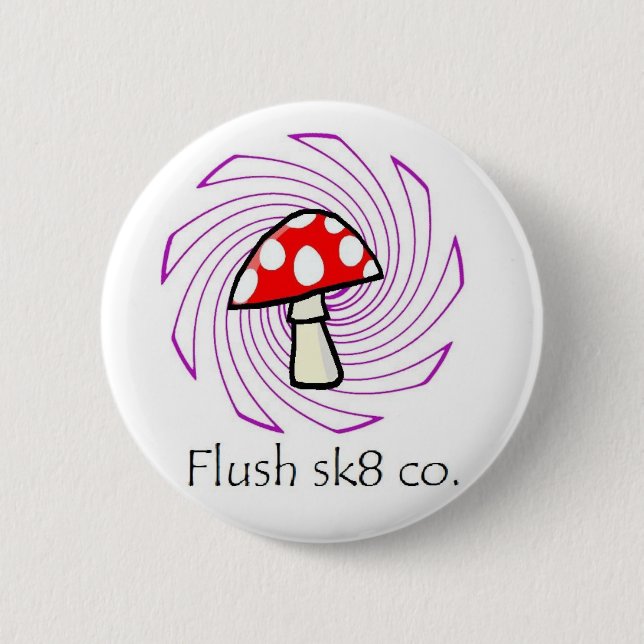 flush logo 2 inch round button (Front)