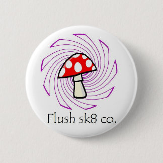 flush logo 2 inch round button