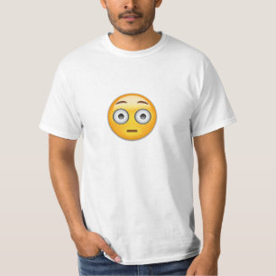 Flushed Face Emoji T-Shirt