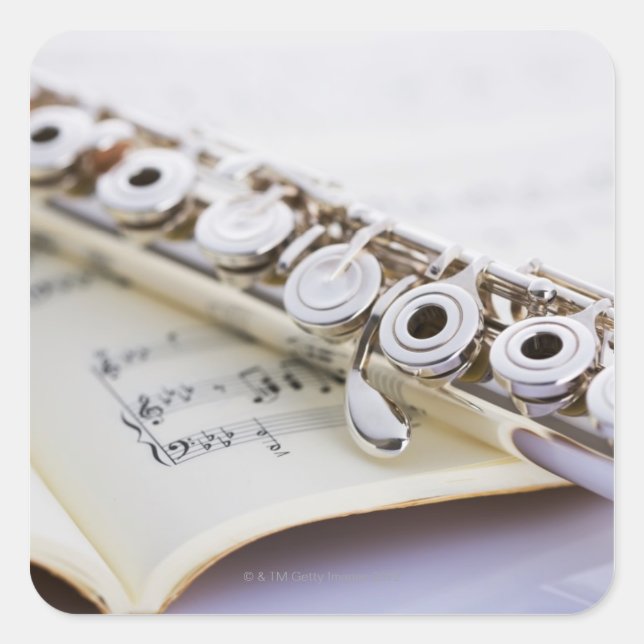 Flute 2 square sticker (Front)