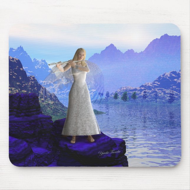 Flute Angel 2 Mouse Pad (Front)