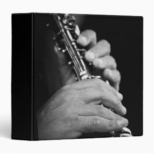Flute being played in black and white by gypsy binder