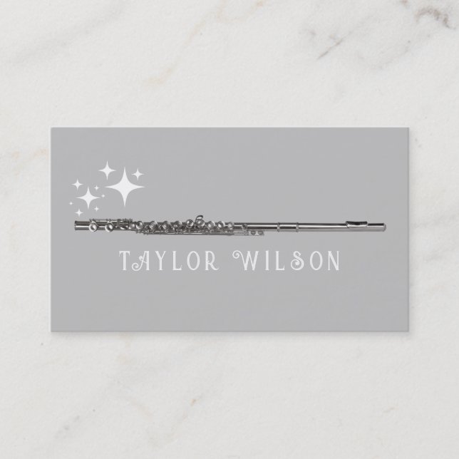 flute Business Card (Front)