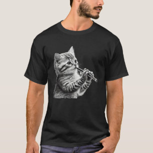 Flute Cat 1 T-Shirt